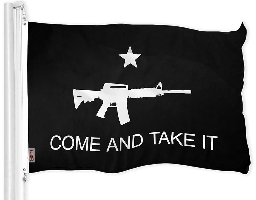 【新品】The Birthday 『RAISE YOUR BLACK FLAG』 Amazon.com : G128 Come and Take It Rifle Black Flag | 3x5 Ft