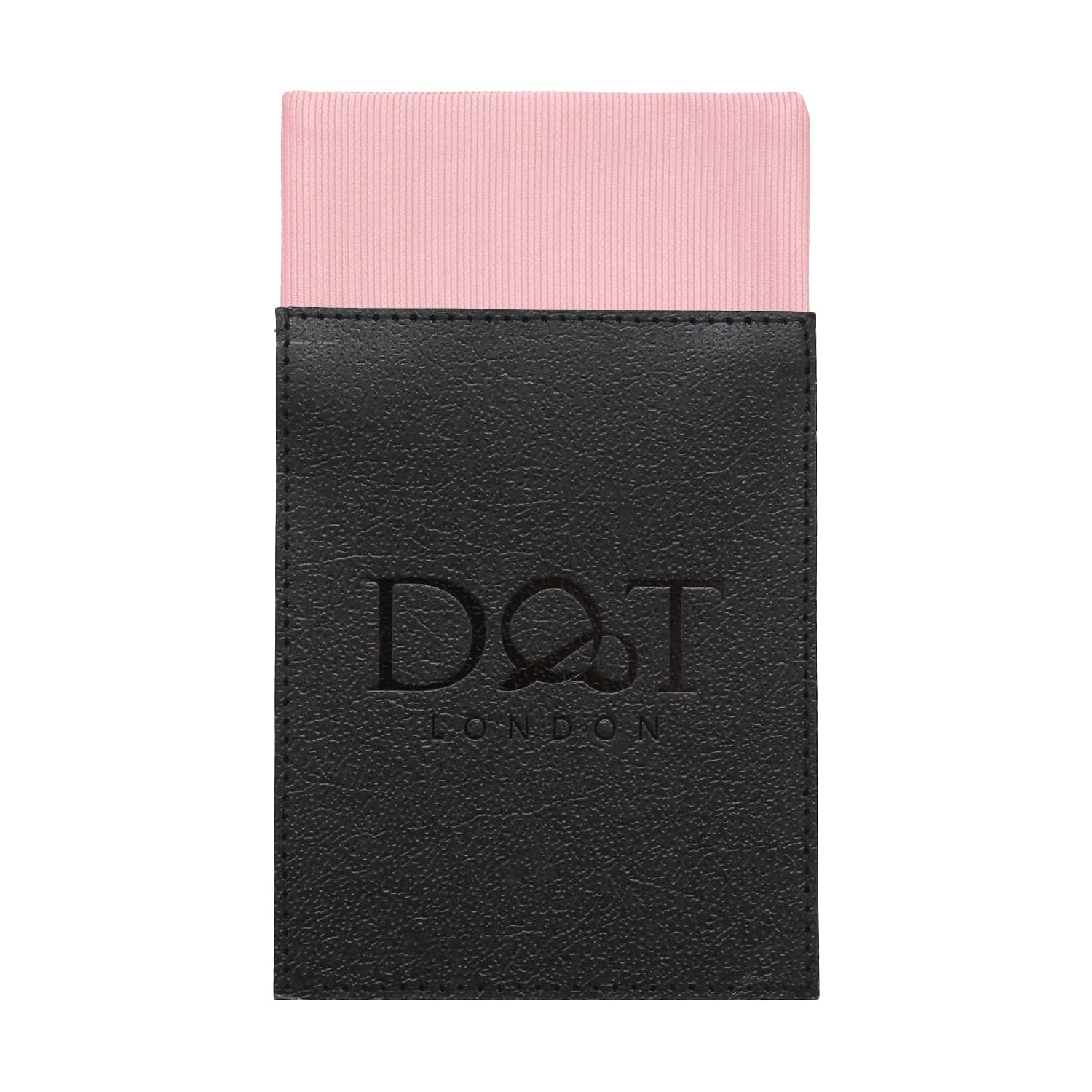 DQT Mens Plain Twill Pre-Folded Pocket Square - Wedding, Business & Formal Suit Handkerchief - Dusty Pink - Fold