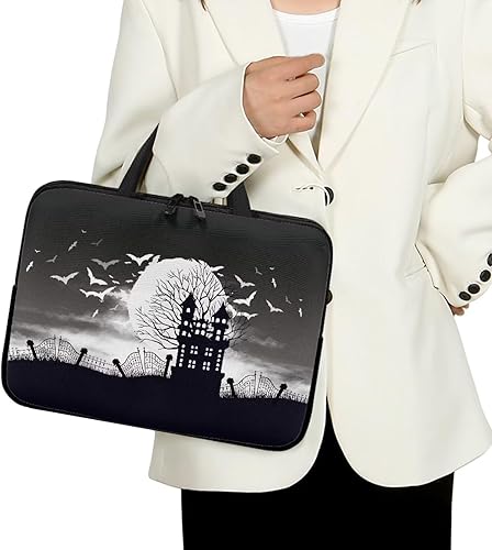 Miniatura 3 de Bolsa de mano para laptop compatible con portátil de 10 a 17 pulgadas, funda de transporte para laptop