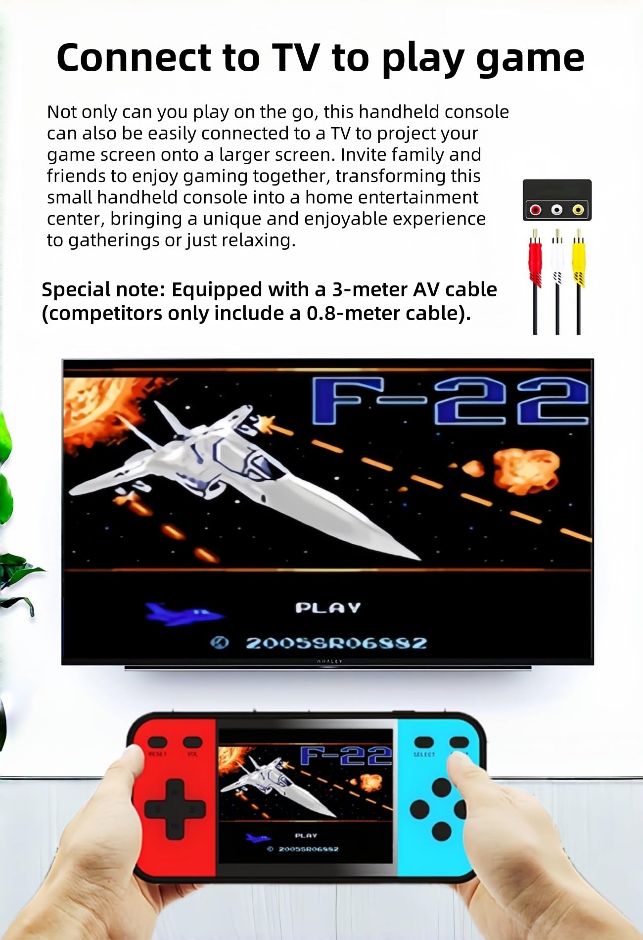 JXD Mini 3-inch LCD screen Retro video game console with 240 games Connects to TV Children's handheld Electronic game Puzzle toys Christmas Travel and leisure essential - Image 4