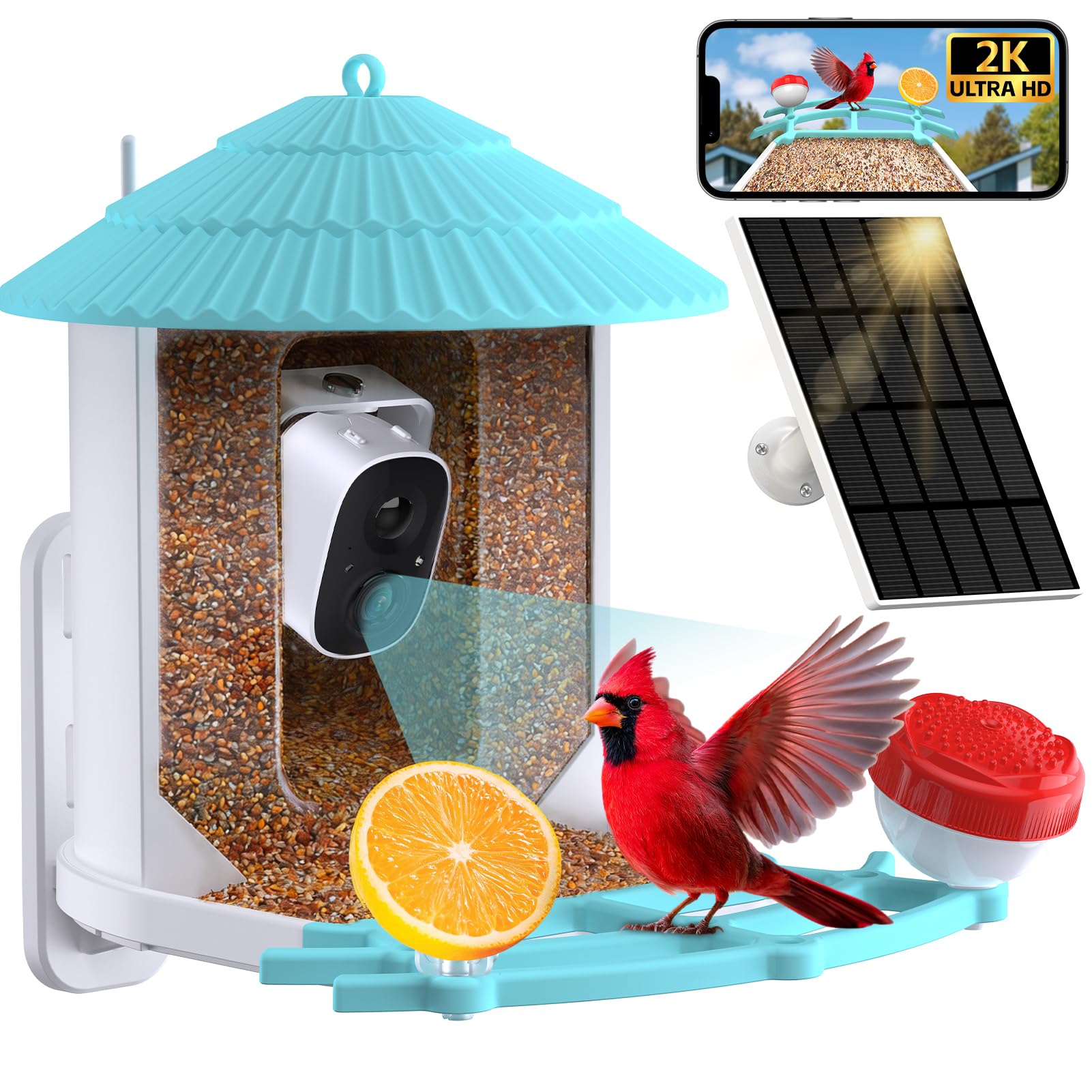 VUQ Smart Bird Feeder with Camera