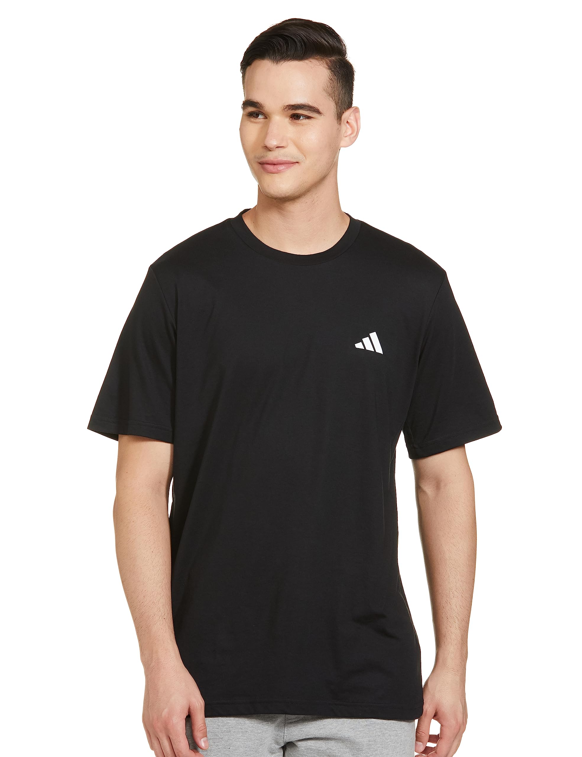 adidasMen's Geometric Fitted T-Shirt