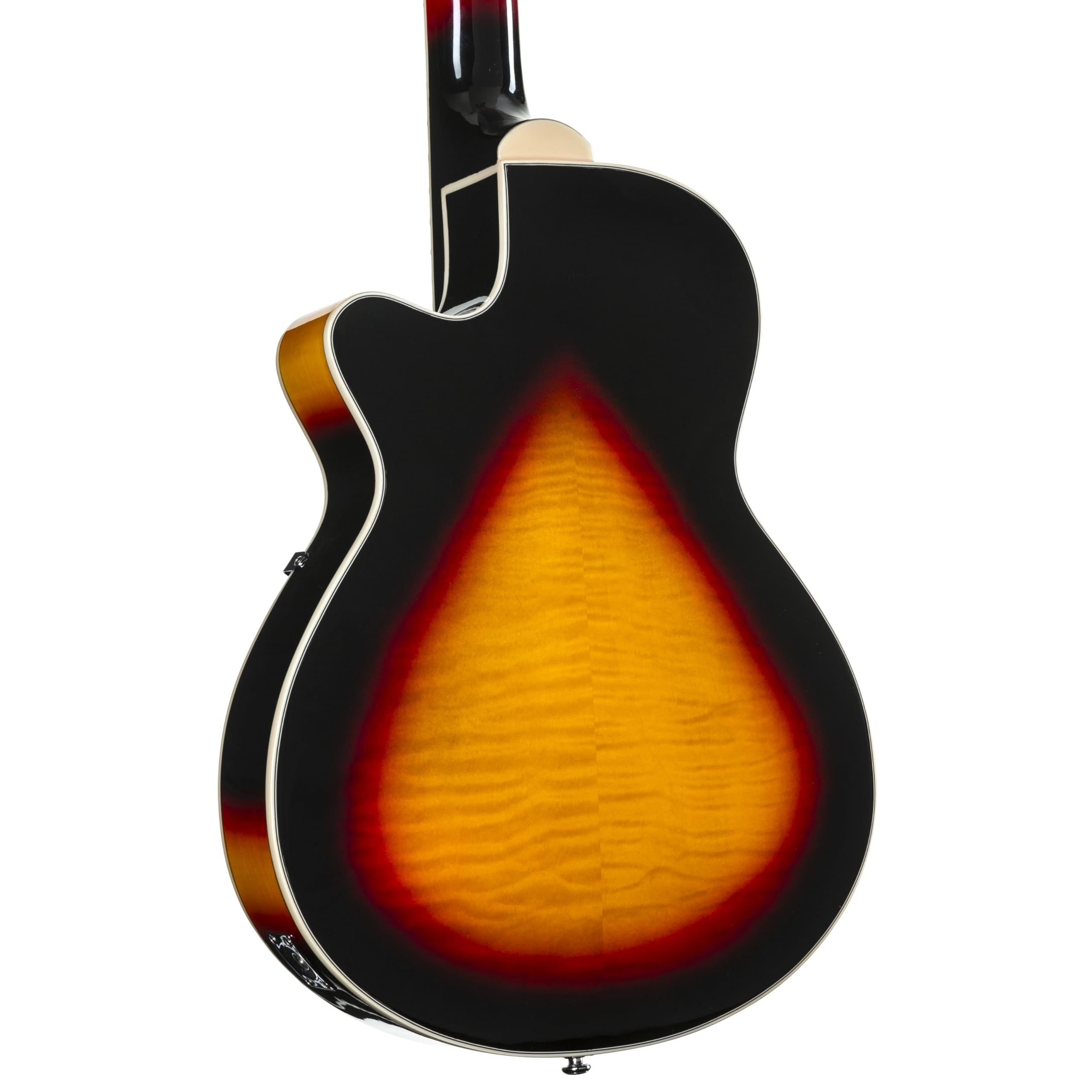 J & D SA MINI Sunburst - Guitare Semi Acoustique