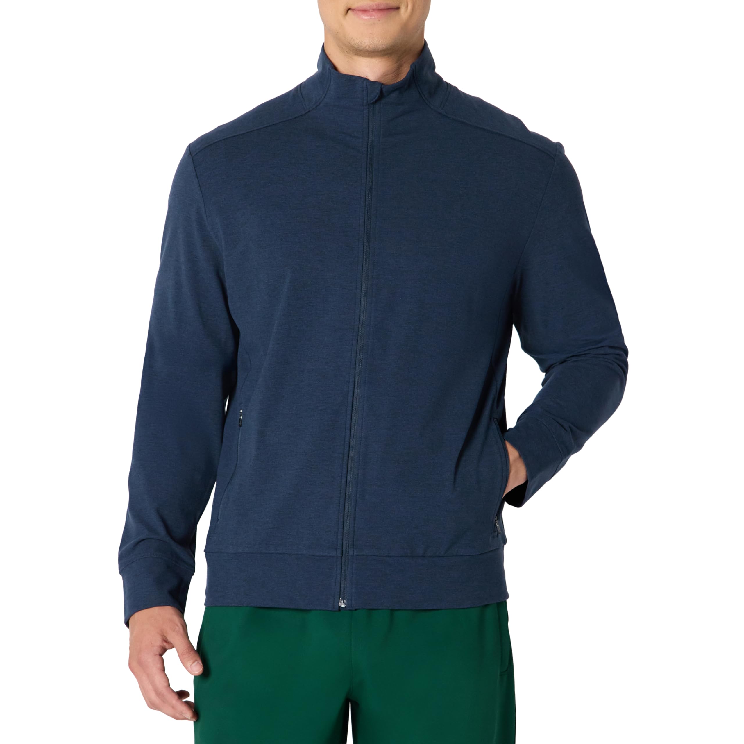 Amazon Essentials Herren Sportjacke, Sportliche, Weiche, Leichte Funktions-Trainingsjacke mit Reißverschluss fürs Fitnessstudio – Amazon Angebot