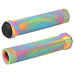Kutrick Scooter Grips - Mixed Color Bike Bicycle MTB Scooter Handlebar Grips | 145mm Soft Handle Grips for Pro Stunt Kick Scooter, BMX Bikes,Mountain Bike