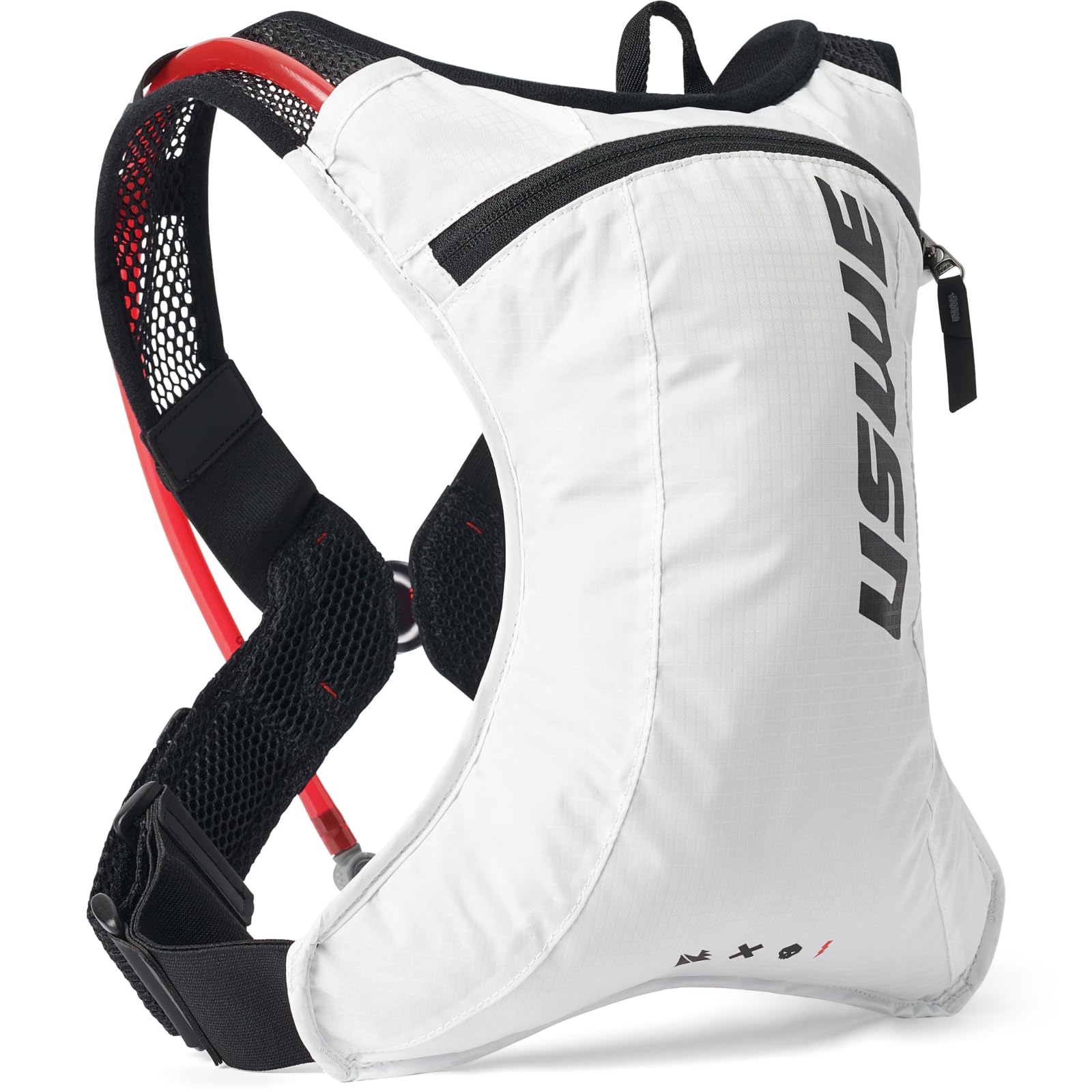 USWE Race 2.0, Ultra Lightweight Hydration Backpack with 2.0L / 70oz Water Bladder, Leak Proof Pack for Gravel MTB, Running