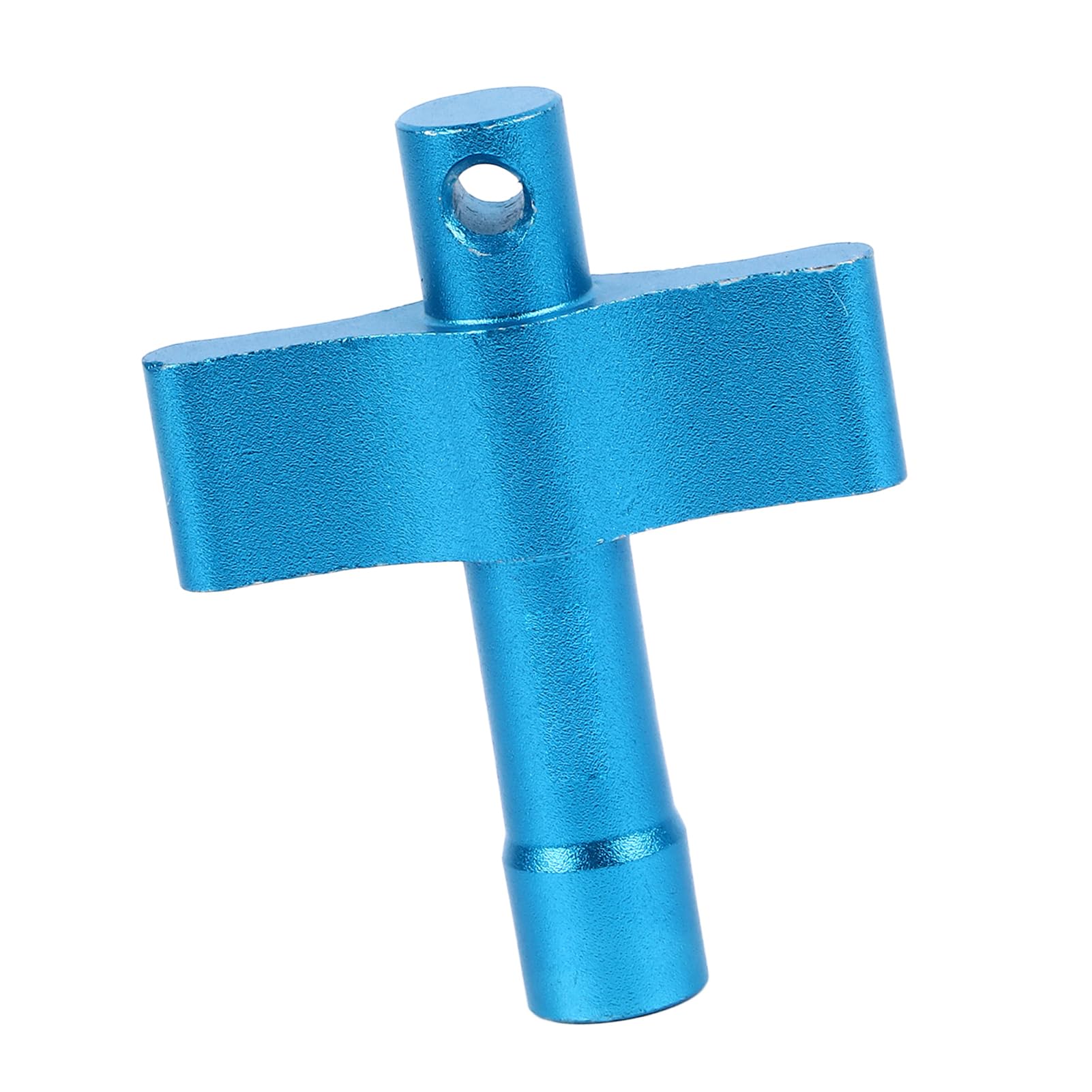 Square Port Drum Wrench T Drum Wrench, Drum Tuner Key Shape Drum Tuner Screw Adjustment Tool for Various Percussion Instruments Repair (WE17 Blue)