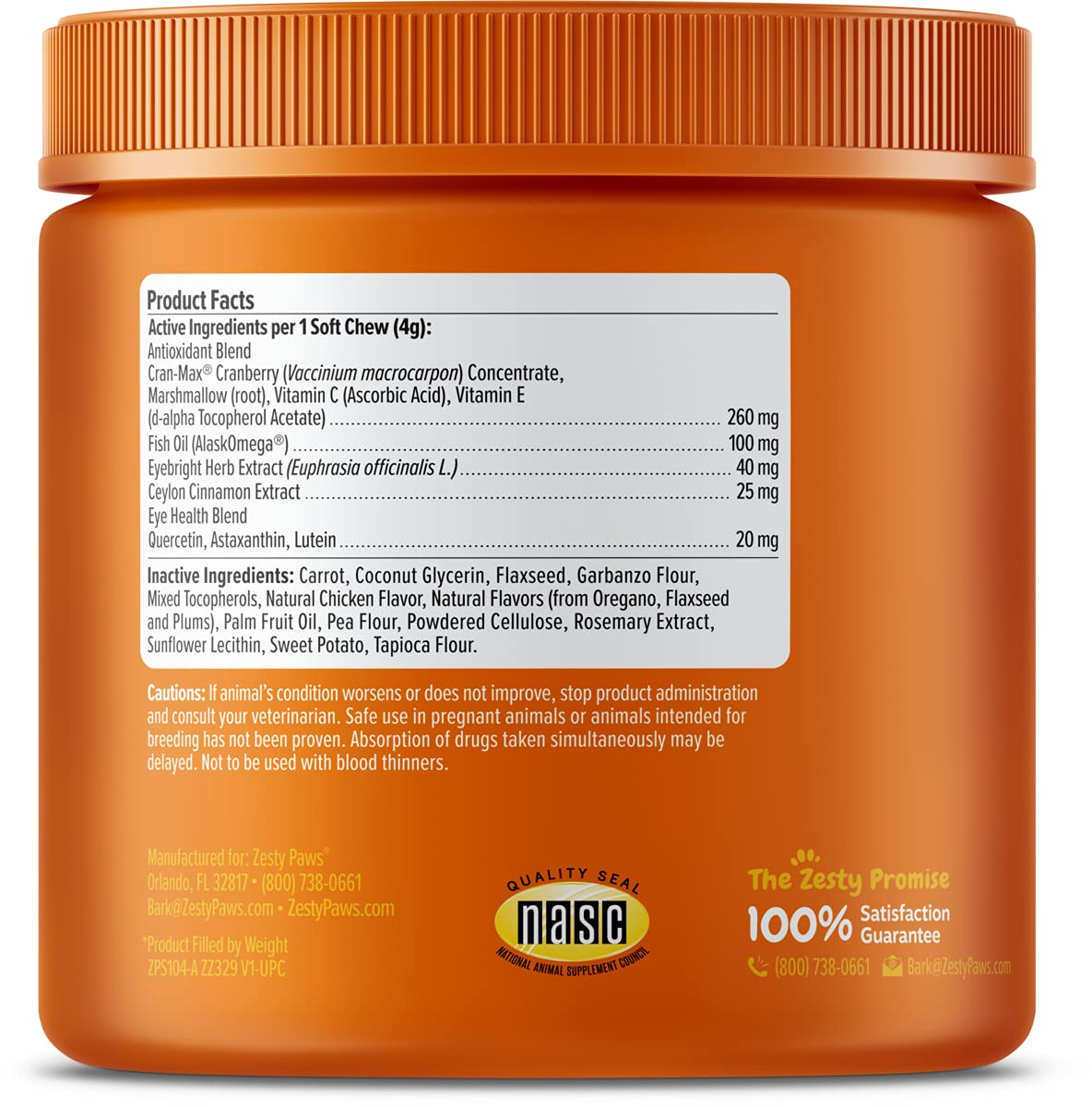 Zesty Paws Tear Stain Remover for Dogs - Dog Tear Stain Chews, Chicken 90ct — Amazon image 7