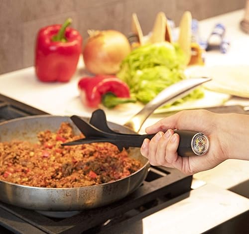 Miniatura 8 de Prepara Chop Turner, 3.7 x 2 x 11.2 pulgadas, negro