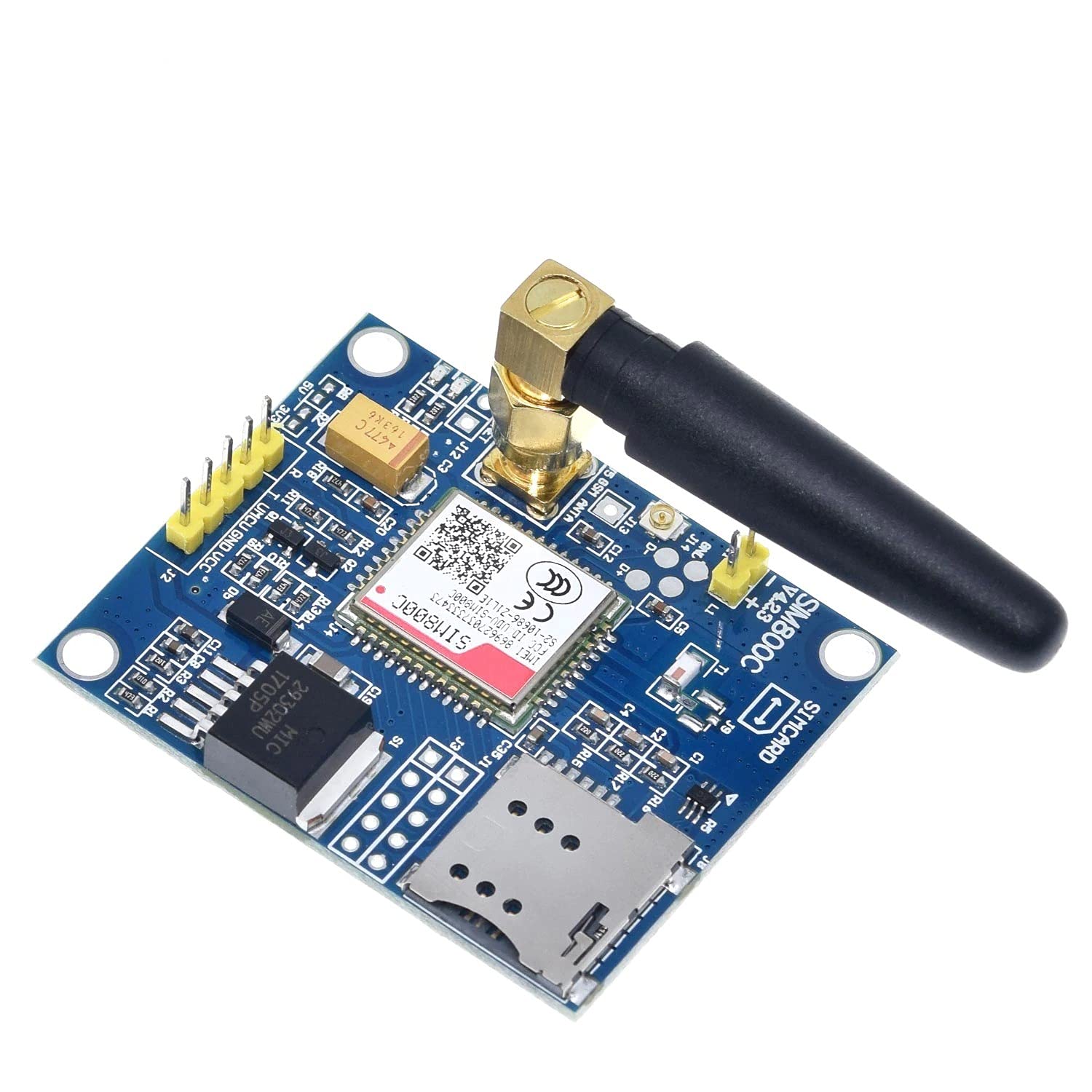xcluma SIM800C Development Board Quad-Band GSM GPRS Module Supports Bluetooth TTS DTMF Alternative SIM900A Glue Stick Antenna (B098QWWPGW) Amazon Price History, Amazon Price Tracker