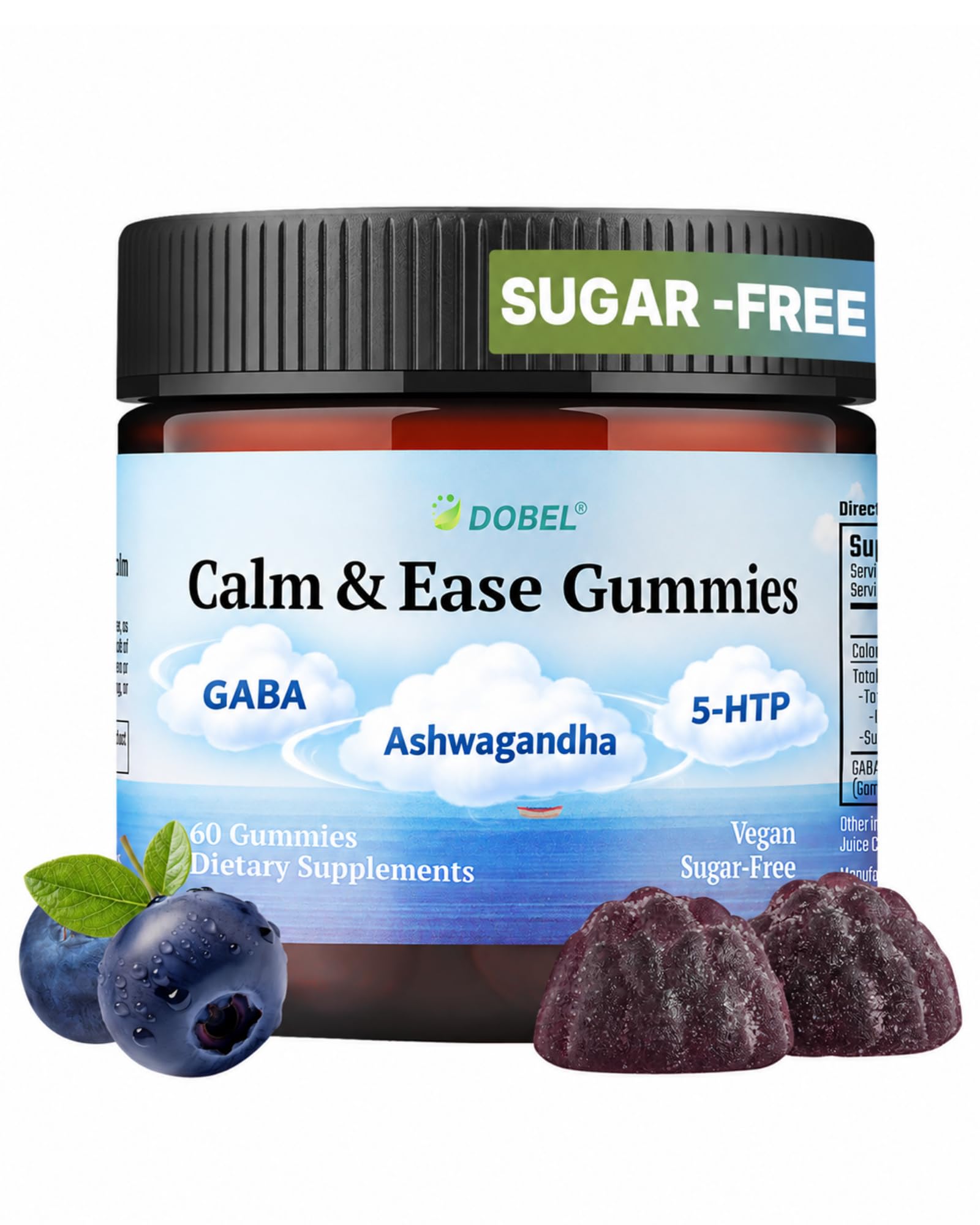 DOBEL Relax & Sleep - Melatonin Free Sleep Aid for Adults - Magnesium Glycinate, Ashwagandha, GABA & 5-HTP - Non-Habit Forming Support for Deep Sleep & Evening Calm - 60 Tablets — Amazon image 11