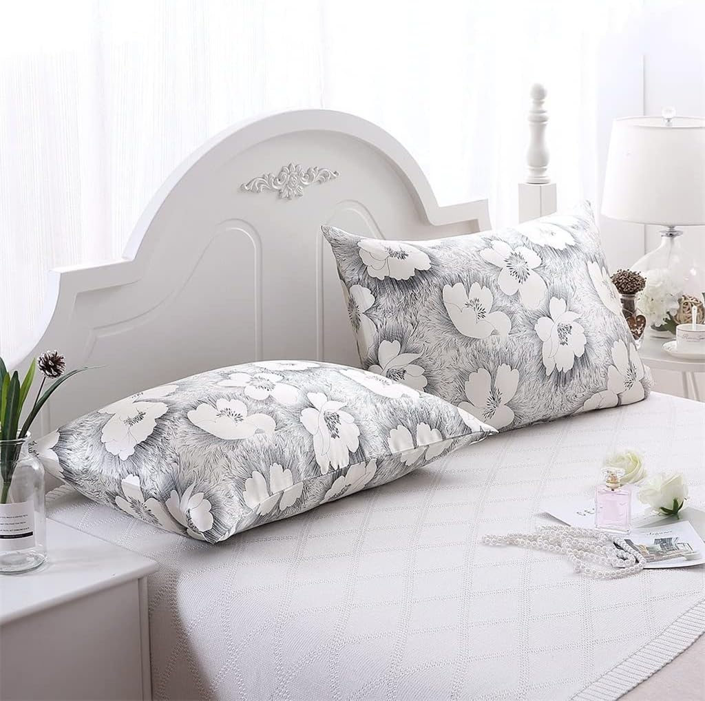 Silk Pillowcase Silk Print Sided Pillowcase Single Pillowcase Bedding
