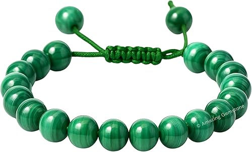 Miniatura 615 de Amazing Gemstone Crystal Bracelet for Women Men's Gifts - Protection Healing Crystal Bracelet - 8mm Gemstone Beaded Adjustable Bracelet Pulseras