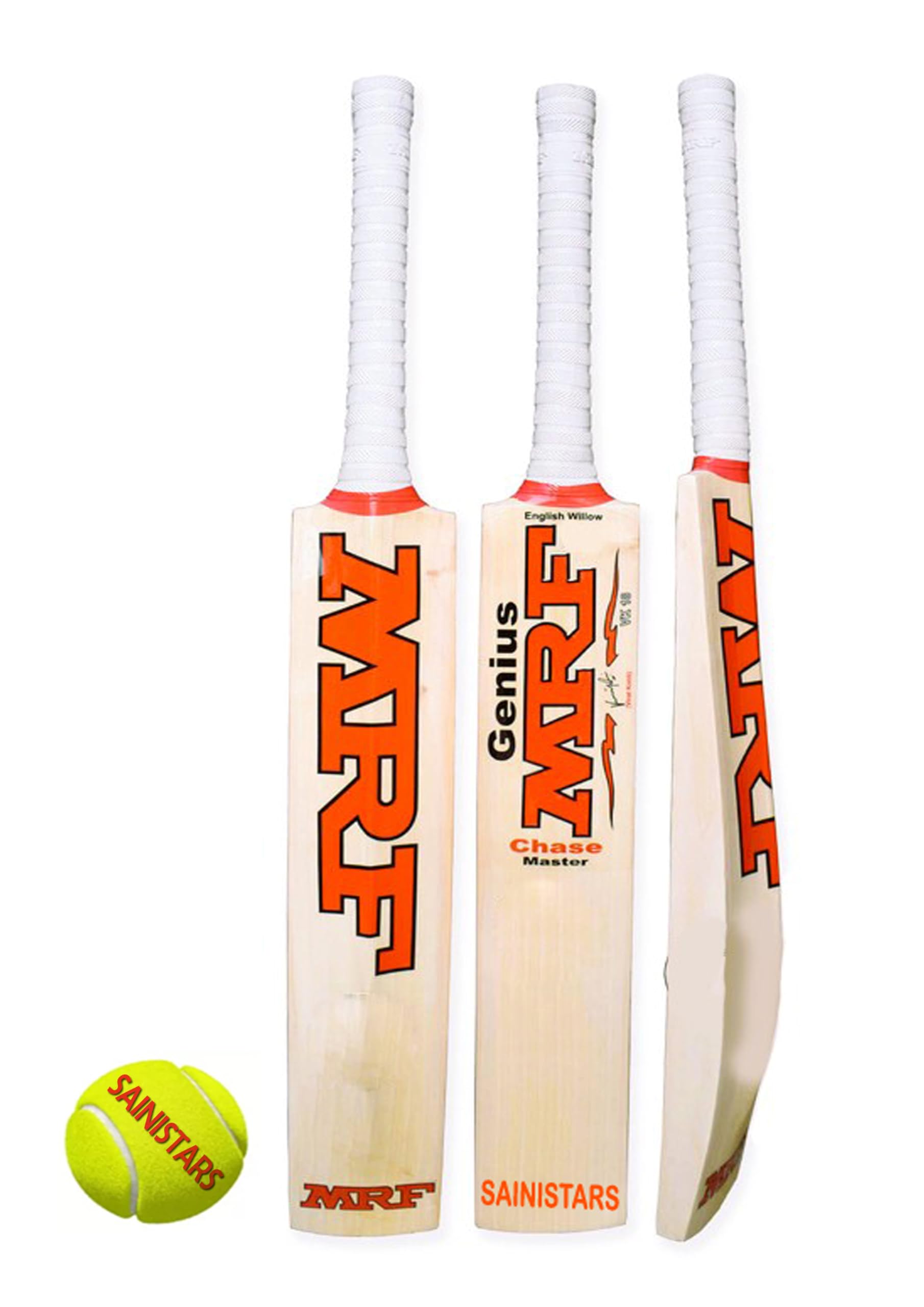 Grand Edition SAINISTARS Popular Willow Tennis Cricket Bat Suitable for Stree, Tournaments Practice Bat King virat kohli Signature (Popular Willow bat) (B0BZSX5ZSX) Amazon Price History, Amazon Price Tracker