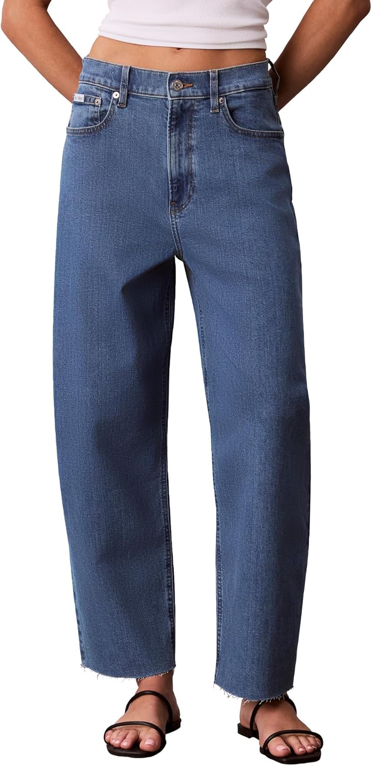 Calvin Klein Women's Barrel Fit Jeans