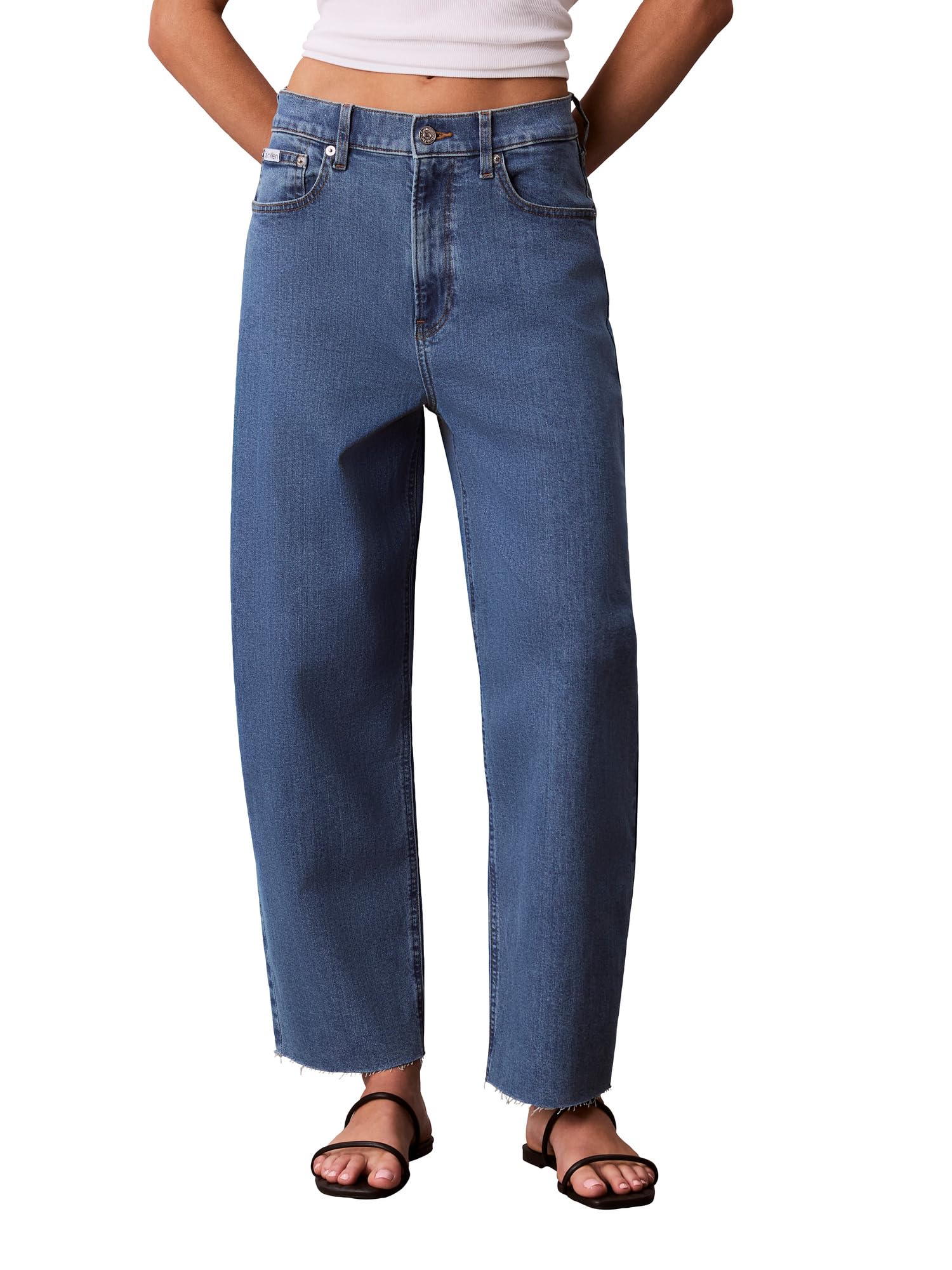 Calvin Klein Women's Barrel Fit Jeans