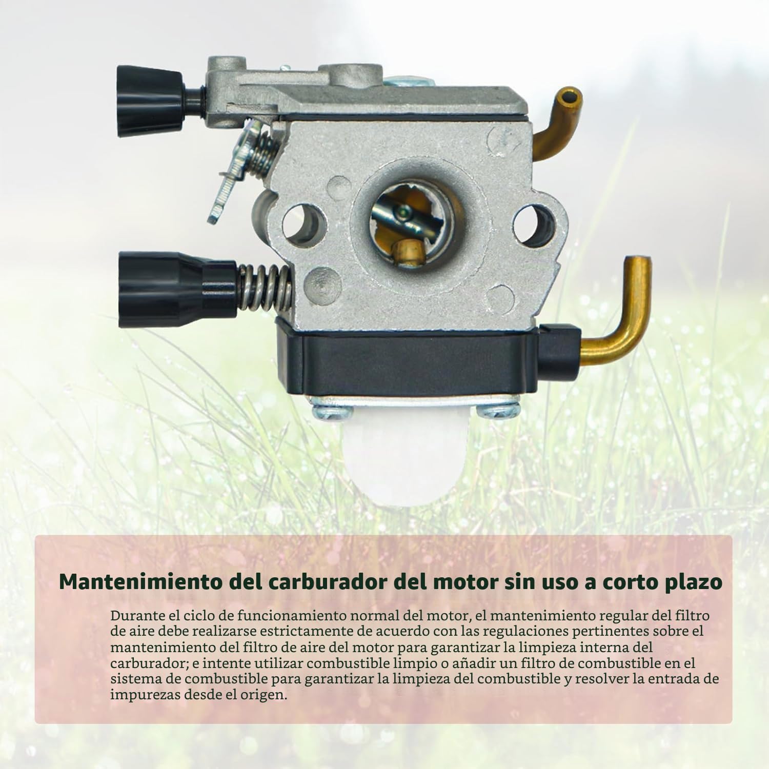 Juego de carburador para cortacésped Stihl FS38, FS45, FS46, FS55, FS74, FS75, FS80, FS85, HL45, HL75, HS70, HS74, KM55, KM55R, carburador con Kit de línea de Combustible, Repuesto de Filtro