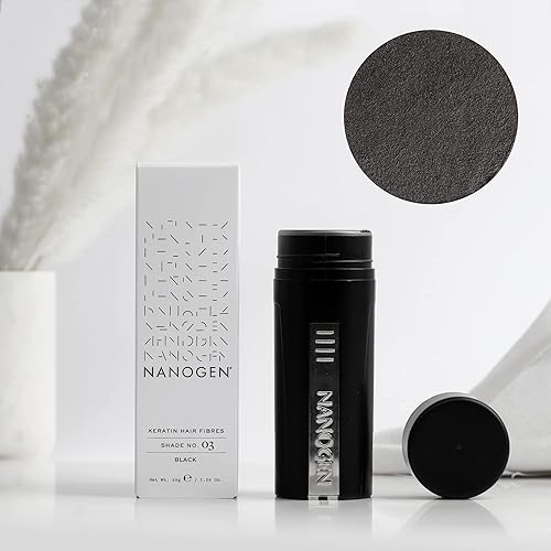 Miniatura 2 de Nanogen Fibras capilares de queratina 106oz color negro
