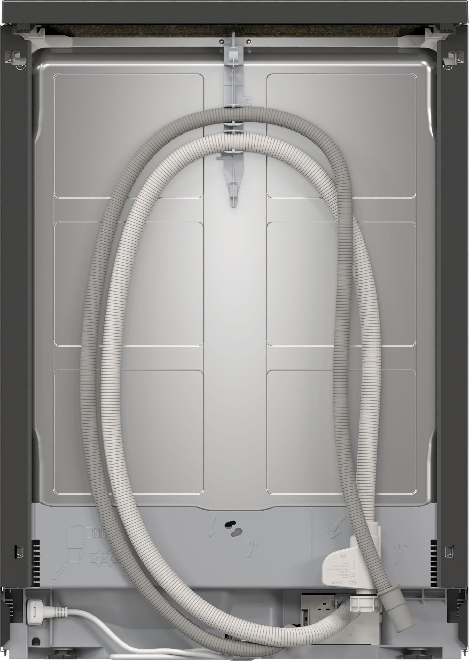 Bosch SMS6ECC12E Serie 6, Lavastoviglie da libera installazione, Home Connect, Extra Clean zone: lavaggio intenso per lo sporco più ostinato, Assistente al lavaggio, Programma Preferito,Nero, 60 cm