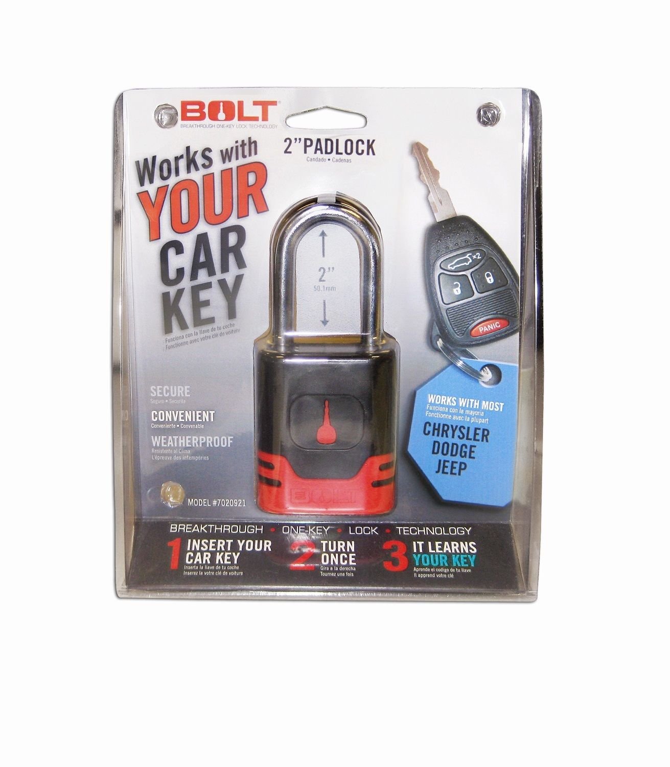 Doaaler(TM) BOLT Lock 7018520 Padlock