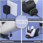 Multi-Device Controller Charging Dock – Compatible with PS5, Nintendo Switch Pro and Google Controllers (Not Compatible with PowerA Controllers)