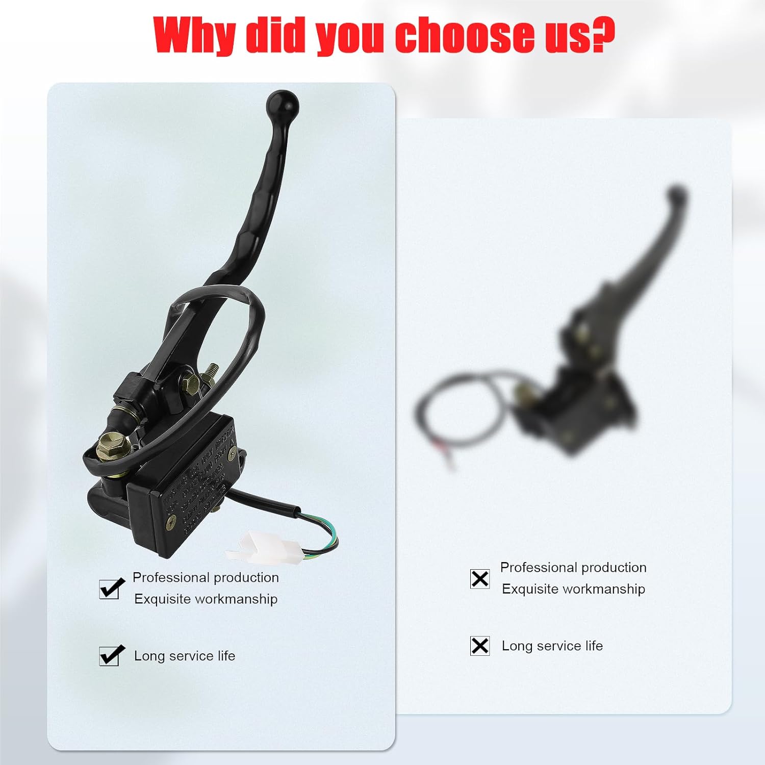 Hydraulic Brake Master Cylinder Right Lever Compatible with Yamaha XT600 XT550 XT350 TT250 XT225