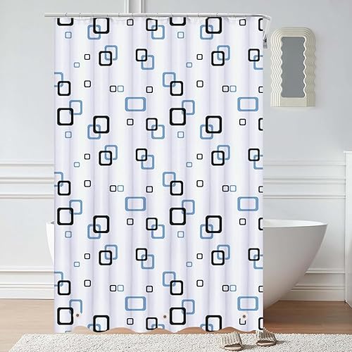 Miniatura 13 de Forro de plástico para ducha, forro de cortina de ducha de PEVA 6G prémium con ojales inoxidables y 3 imanes pesados, cortina de ducha impermeable