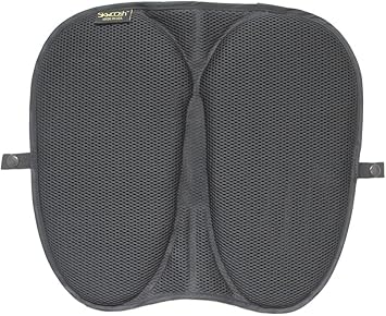 Skwoosh Universal Motorcycle Gel Cushion Seat Pad with Breathable mesh Fabric. Made in USA
