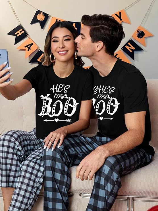 Halloween Couple T-shirts