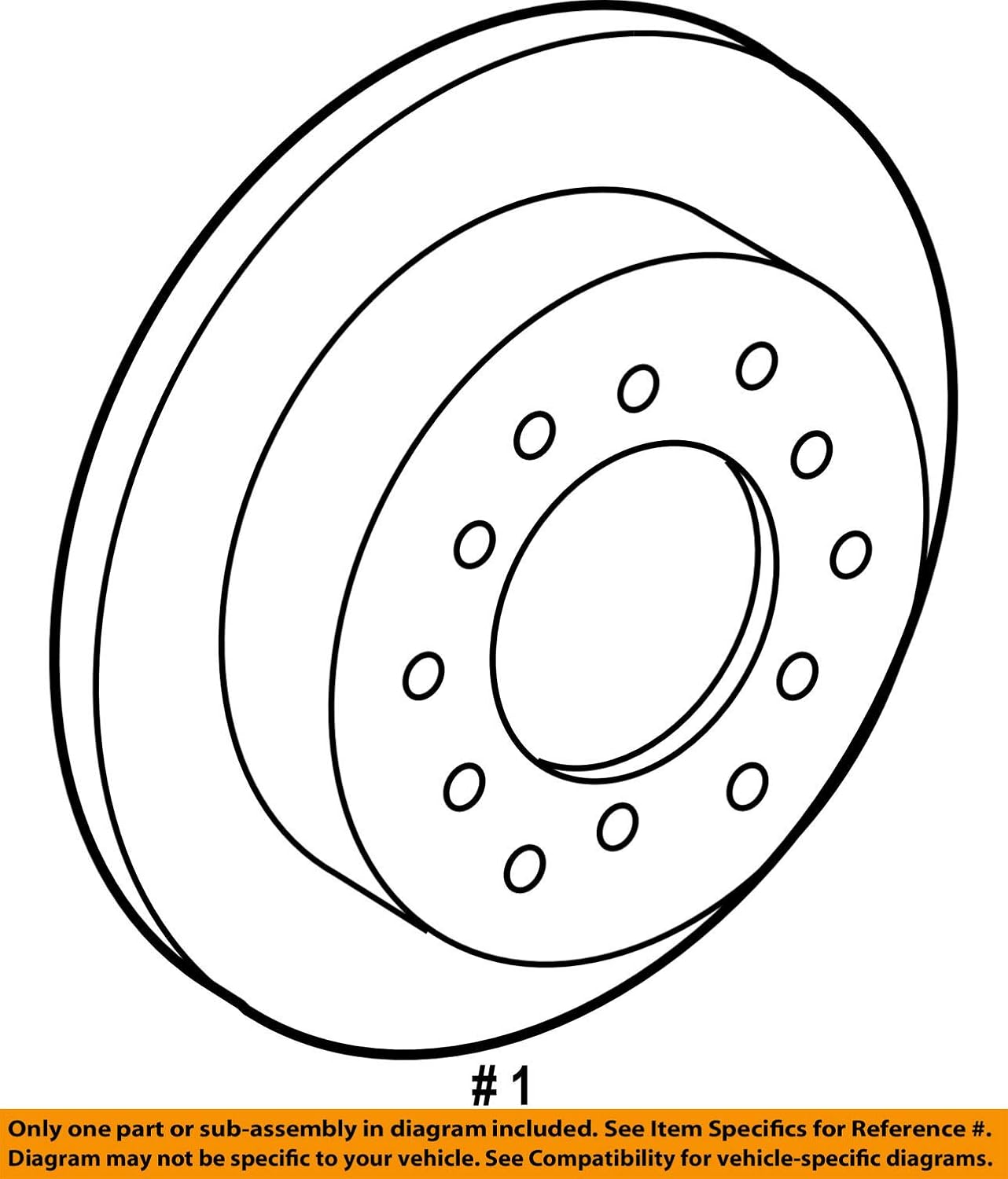 Toyota Genuine Parts - Rotor, Brake Rr (42431-0C011)