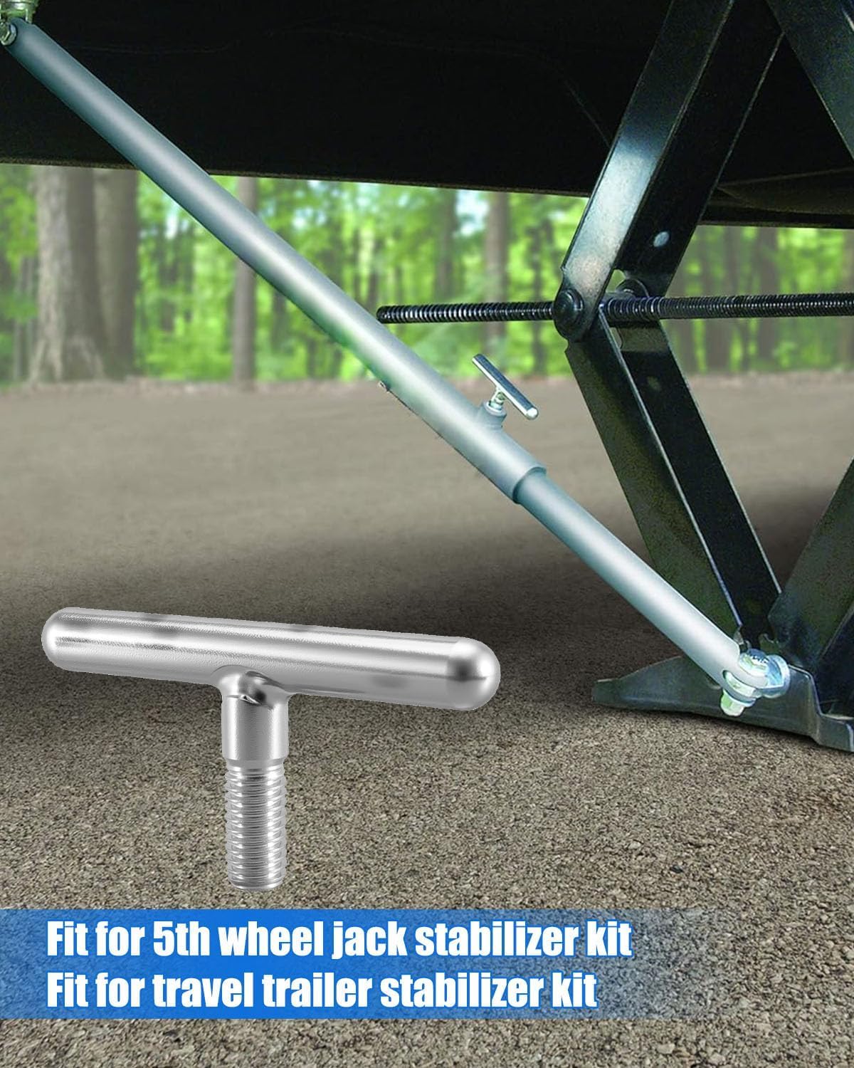 T Bolts Fit for JT's Strong Arm Jack Stabilizer Travel Trailer Kit Replace 314594 191023 191024 191025 4-Pack