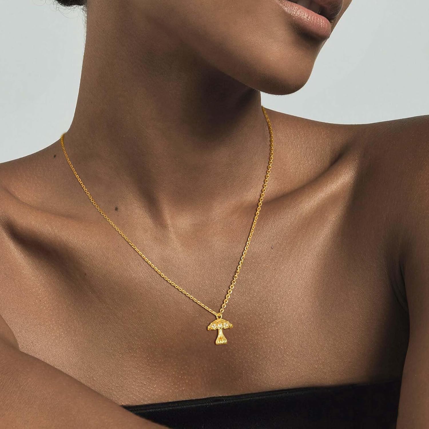 MEVECCO Dainty Gold Animal Dog Necklace for Women 18K Gold Plated Cute Dog Puppy Pendant Minimalist Personalized Necklace Gold Jewelry Gift for Her - Image 2