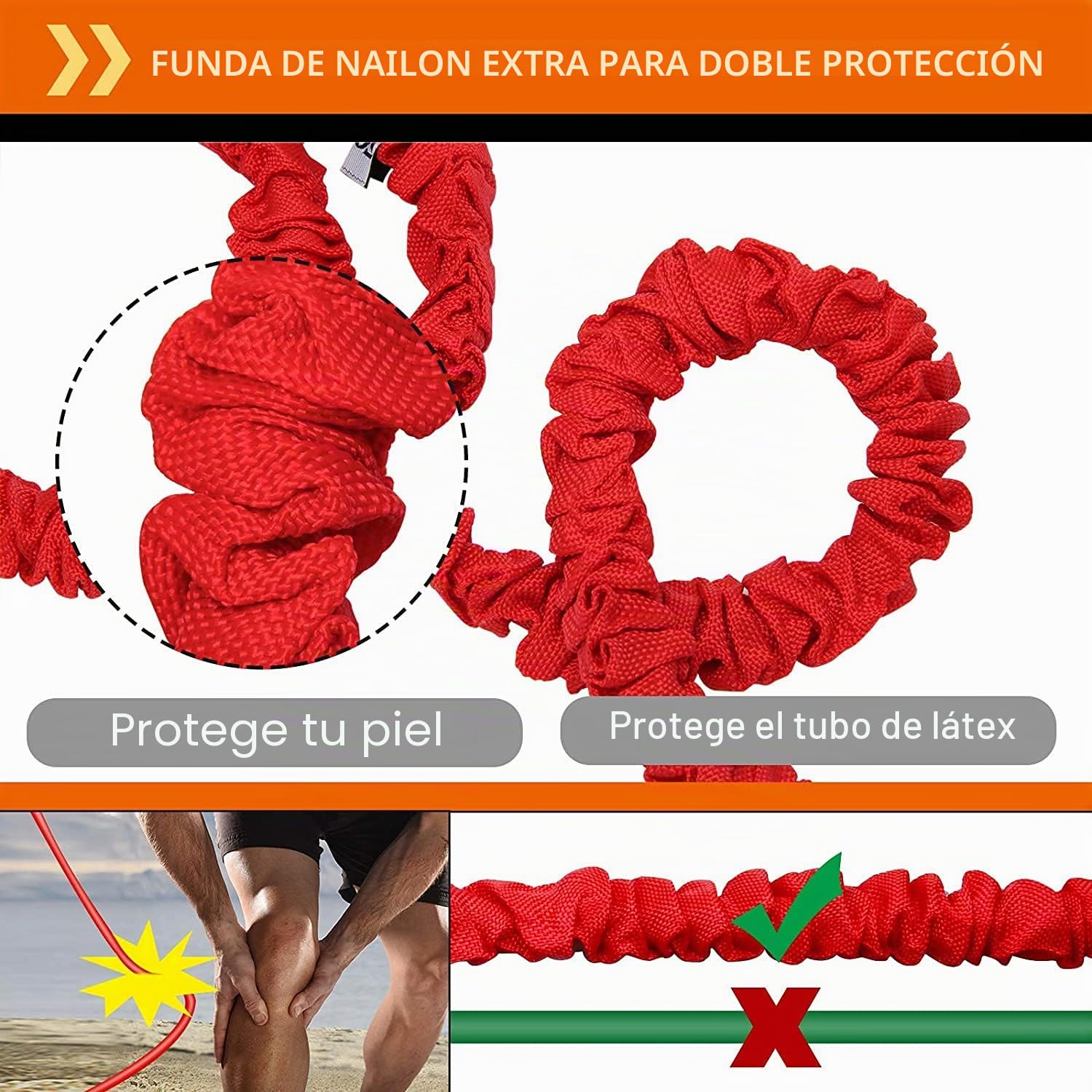 CoiTek Juego de bandas de resistencia, 14 tubos de resistencia para ejercicio, bandas de entrenamiento de 20 a 40 libras con mango de nailon para puerta, correa de tobillo de hasta 150 libras