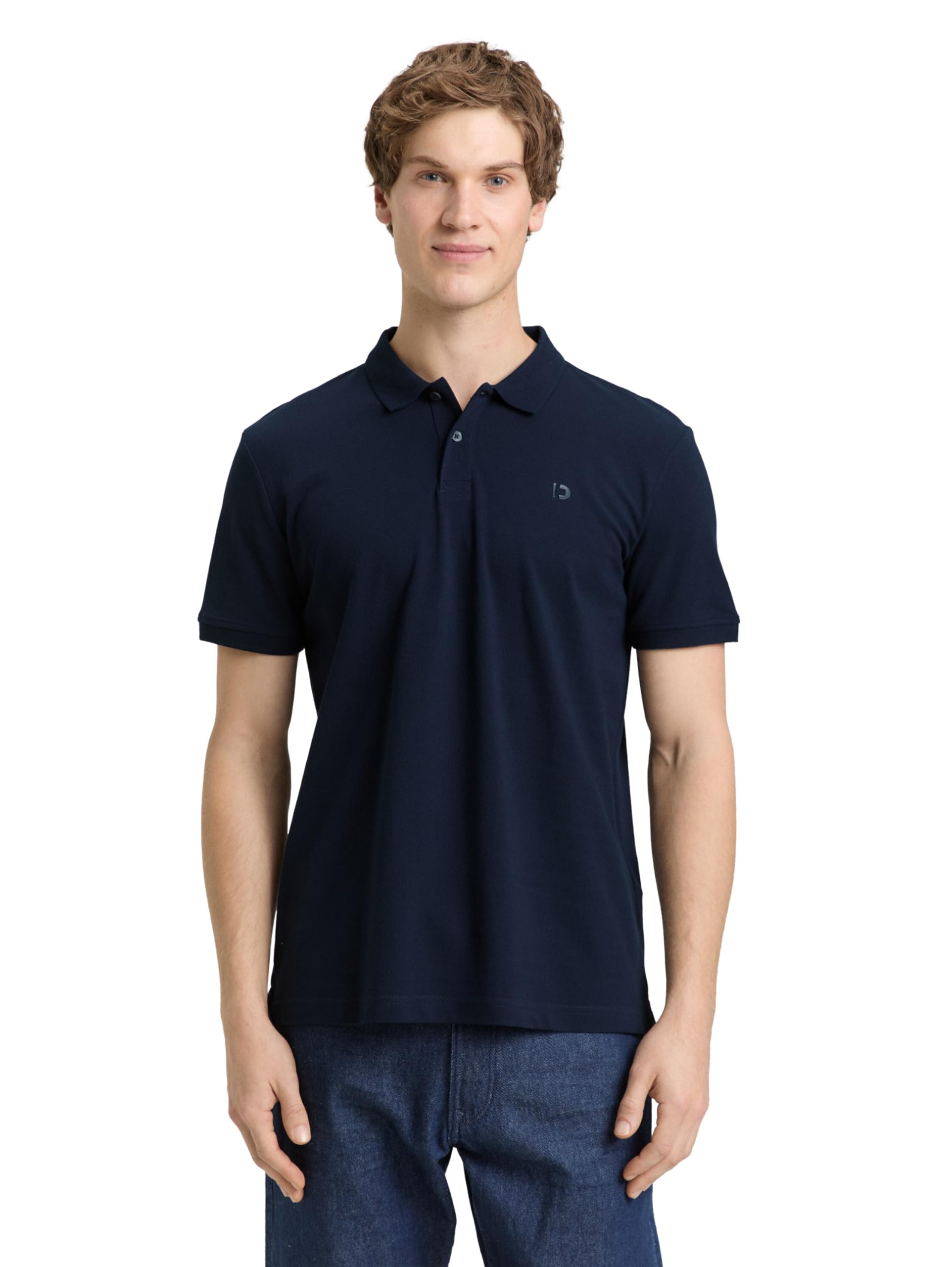 TOM TAILOR Denim Men's Polo Shirt, 29380 - Imperial Blue, XL