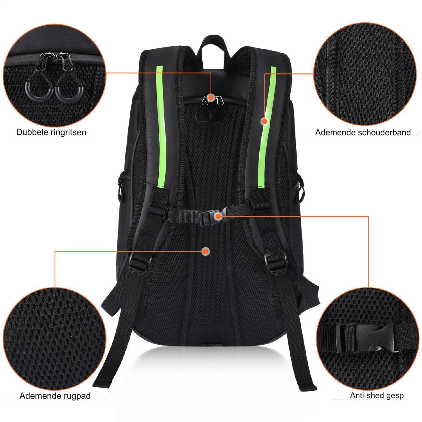 Zaino per caschi - borsa per ingranaggi, conservazione da equitazione | Supporto per casco resistente con design impermeabile, pacchetto moto riflettente, registrazione da viaggio di grande capacit
