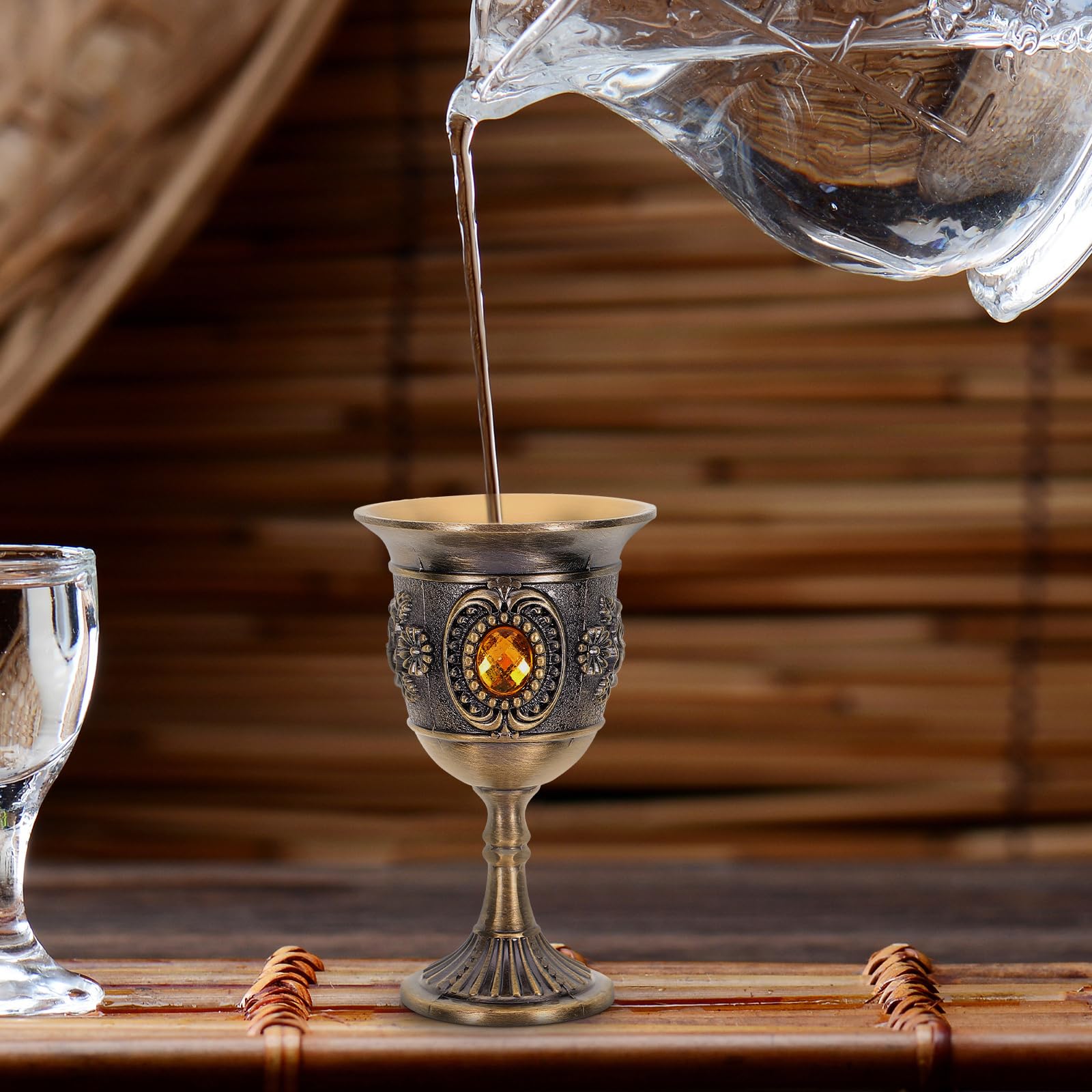 Cabilock Kelch Aus Zinnlegierung Vintage Weinkelch Für Zuhause Und Party Moderner Rotwein Kelch Zum Dekor Mittelalterlicher Trinkbecher Für Feierlichkeiten