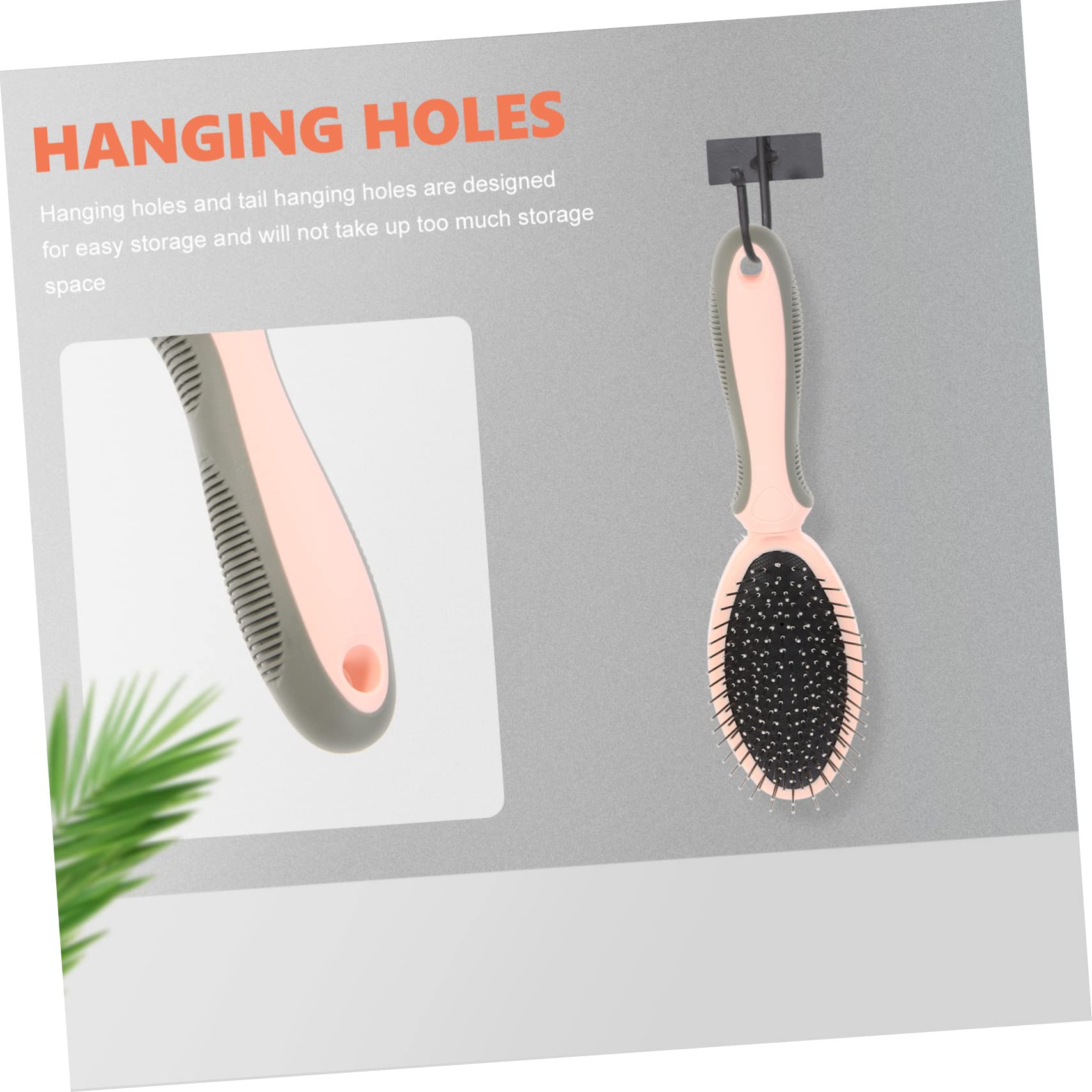 ifundom Cat Grooming Comb Double Sided Pet Hair Removal Tool with Ergonomic Handle for Cats Dogs Non Slip Design for Comfortable Grooming and Massage Sweet