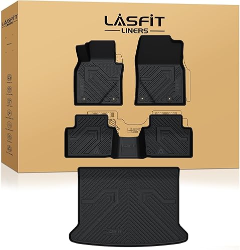 Miniatura 23 de LASFIT Alfombrillas para automóvil, para todo tipo de clima, elastómero termoplástico personalizable, fácil de limpiar, resistente, no se doblan