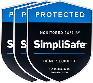 SummitLink Yard Sign Shield Compatible for SimpliSafe Home Security System (3)