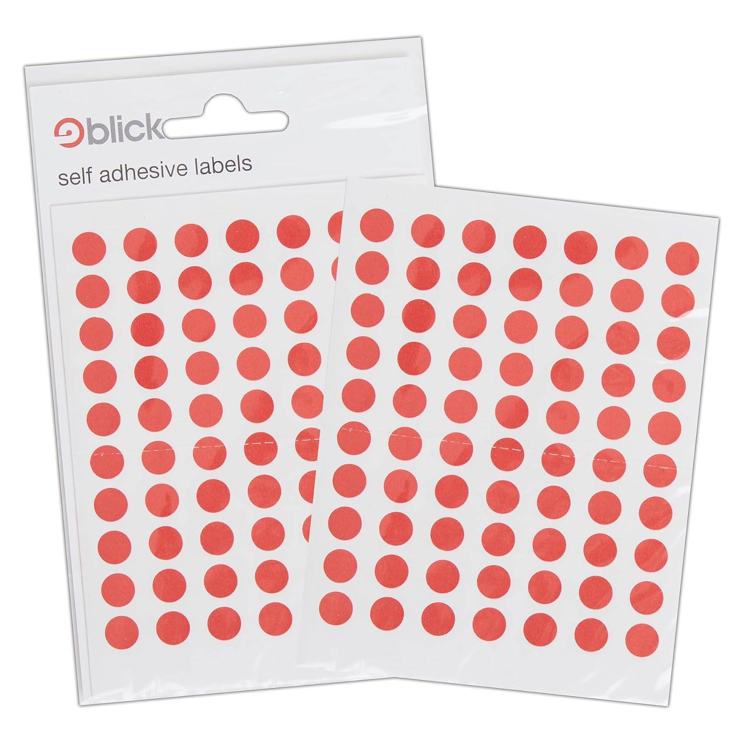 Blick Labels, Green, Self Adhesive Stickers, Coloured Dot, Circles, 8mm, 490 Labels, for Home, Office, Family, School, Holiday Calendar Organising, Planner, Rewards Chart, Colour Coding
