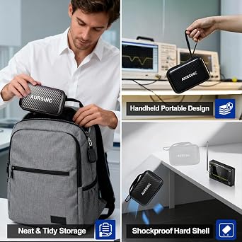 AURSINC TinySA Ultra+ ZS406 Spectrum Analyzer with Hard EVA Protective Case