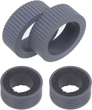 Scanner Roller Pager Replacement with TPR Material 4pcs for Scanner Accessories to Enhance Scanning Efficiency and Provide Additional Protection