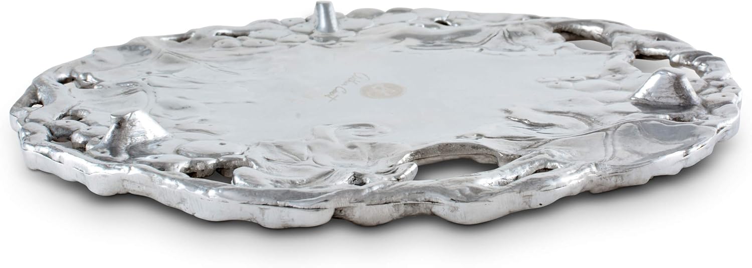 Black Friday - 60% OFF Arthur Court Metal Grapevine Trivet Classic Grape Pattern Detailly Sand Casted Aluminum with Artisan Quality Hand Polished Hot Pans Pots Dishes or Teapot 8 inch Diameter Black Friday - 60% OFF Arthur Court Metal Grapevine Trivet Classic Grape Pattern Detailly Sand Casted Aluminum with Artisan Quality Hand Polished Hot Pans Pots Dishes or Teapot 8 inch Diameter