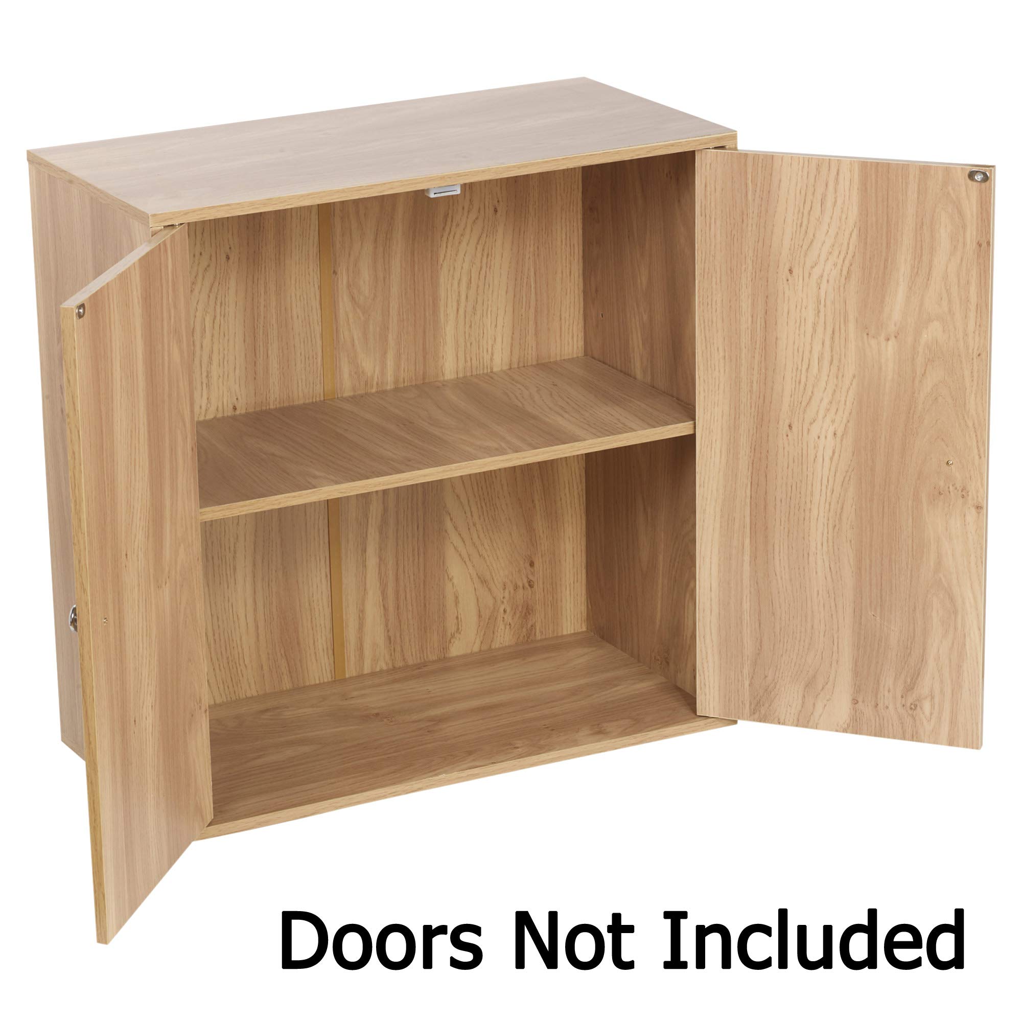Urbnliving Oak Wooden Storage Cabinet Without Doors Buy Online In Botswana Missing Category Value Products In Botswana See Prices Reviews And Free Delivery Over P700 Desertcart