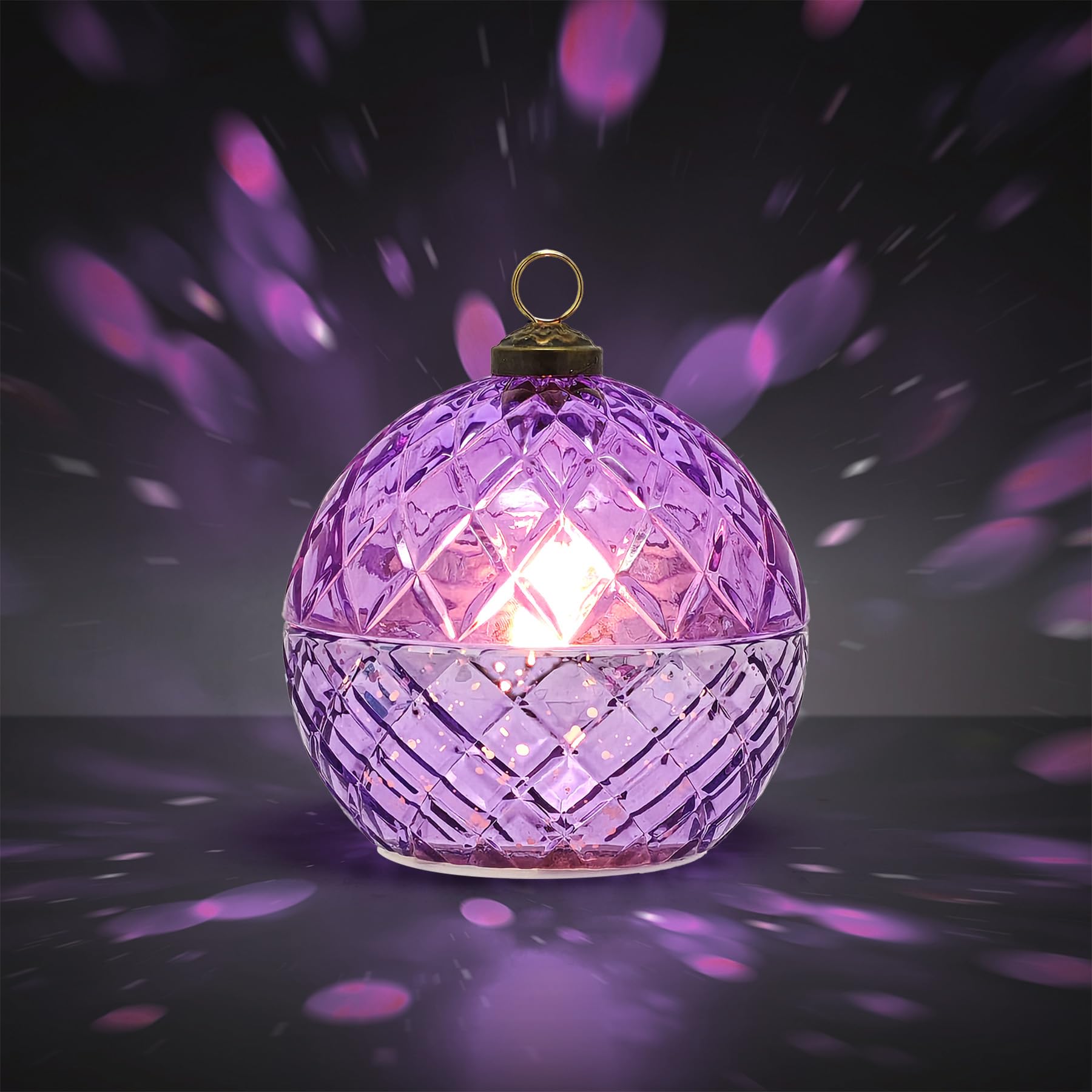 Candele LED senza fiamma in vetro a batteria, luci tremolanti per Halloween, Natale, decorazione della casa, perfette come regalo di compleanno per moglie, fidanzata, regalo di anniversario e