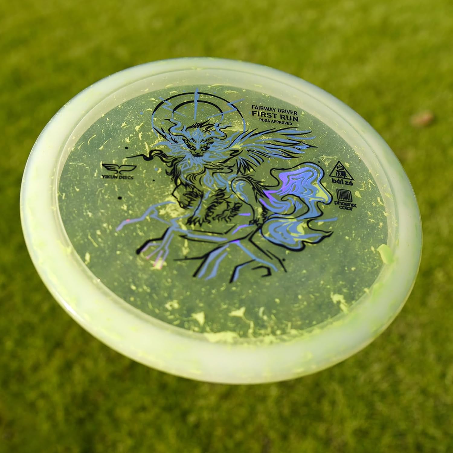 Yikun PDGA Disc Golf Fairway Driver|Pro Worlds 2025 Limited Edition|170-176g Perfect for Outdoor Games and Competition