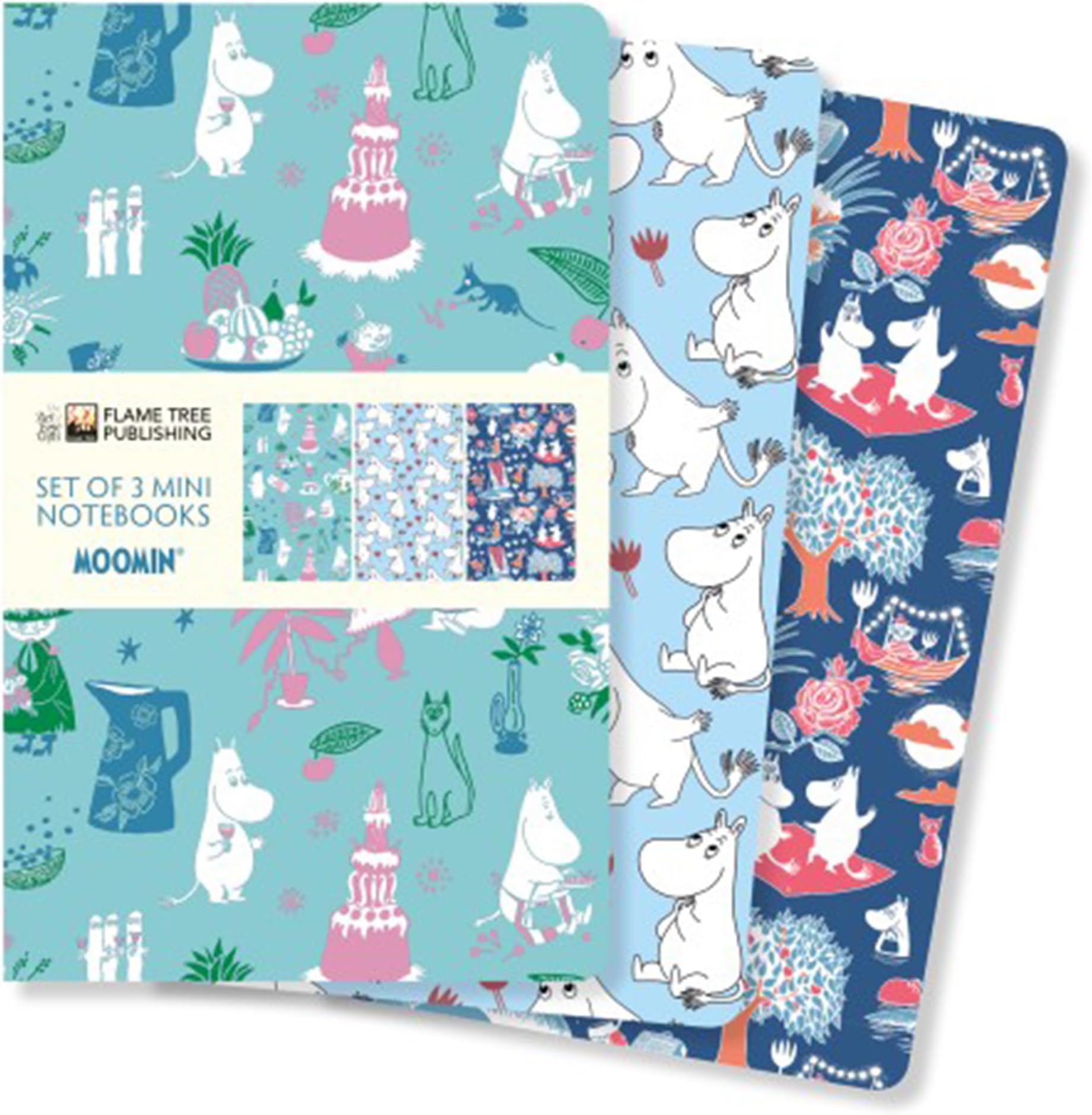 Moomin Classics Set Of 3 Mini Noteb