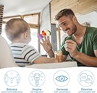 Vista 2 de Marionetas de dedo Sealive para niños de 1 a 3 años, marionetas de dedo de animales, juguetes de animales de peluche suaves para contar historias