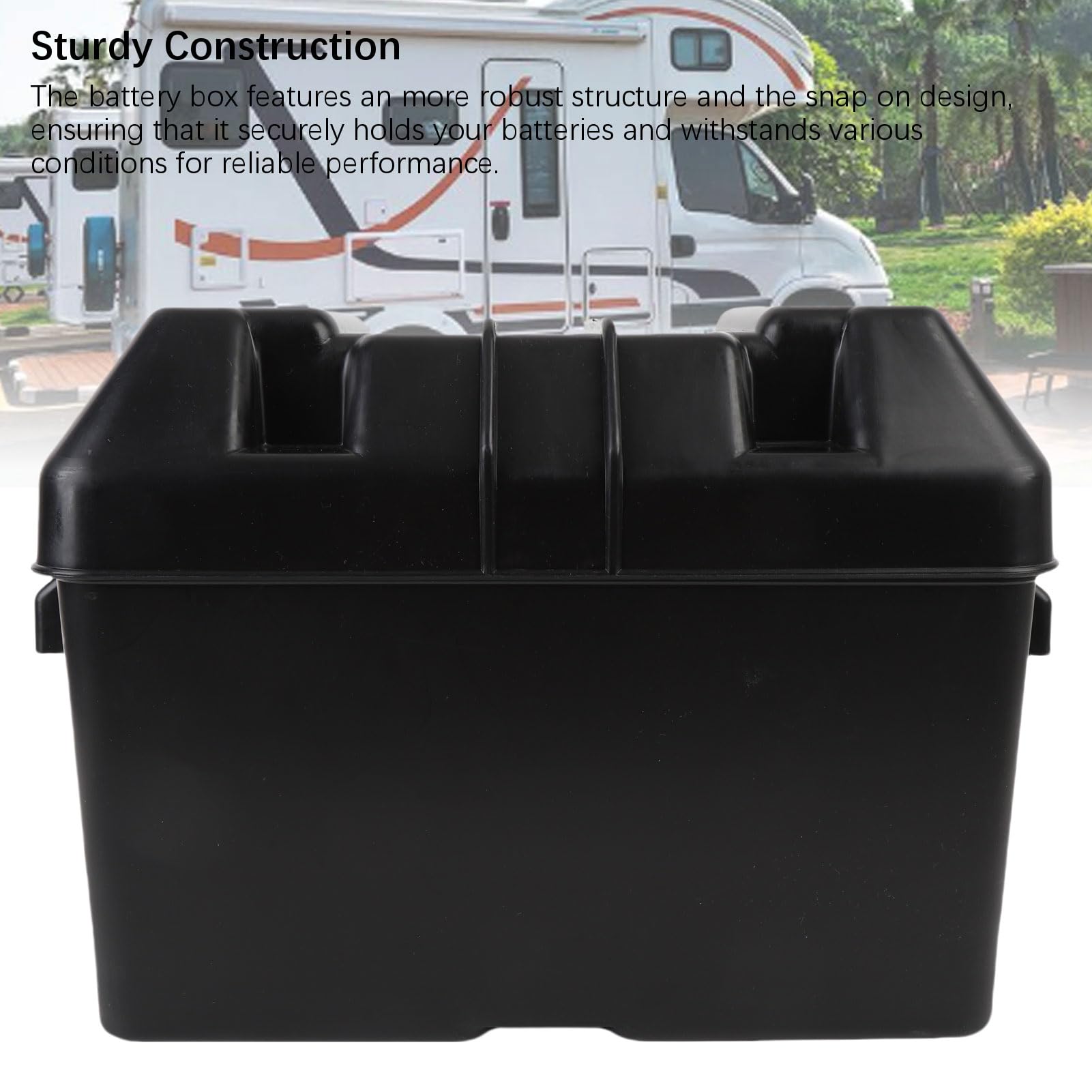 WW RV opakowanie na baterie Anti Impact ABS Marine Automotive przyczepa do łodzi opakowanie na baterie do akumulatorów mniejszych niż 325x195x185mm EEE