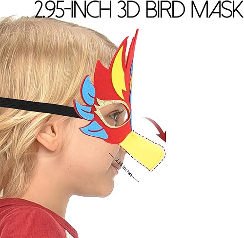 Miniatura 9 de iROLEWIN Máscara de disfraz de dinosaurio y alas de dragón para niños pequeños, disfraz de dinosaurio para niños y niñas, Halloween, juegos de